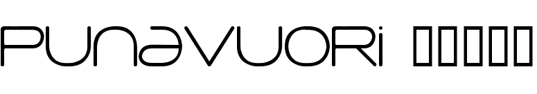 Punavuori 00150 font preview