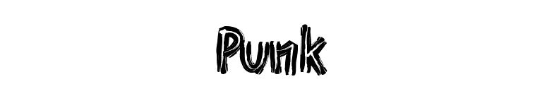 Punk font preview
