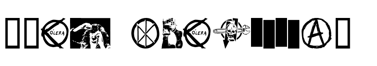PUNK DINGBATS font preview