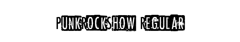PunkRockShow Regular font preview