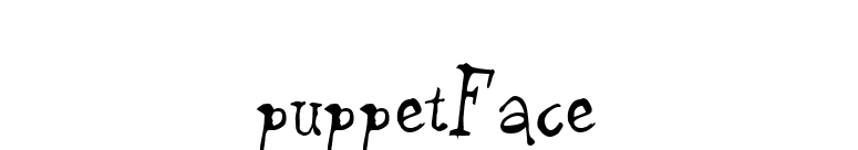 puppetFace font preview