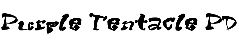 Purple Tentacle PD font preview