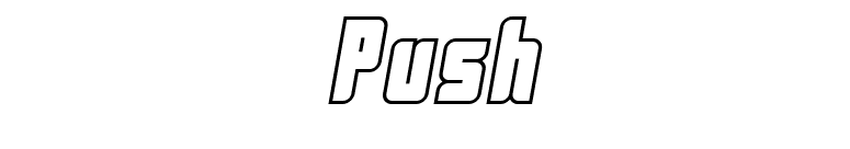 Push font preview