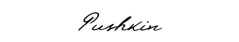 Pushkin font preview
