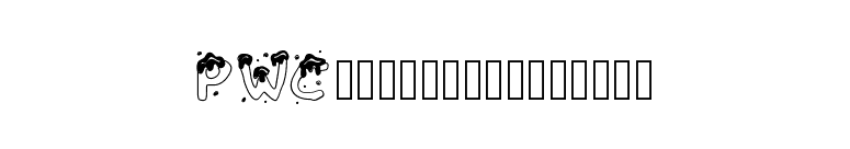 PWChristmascandies font preview