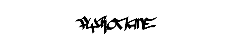 Pyromane font preview