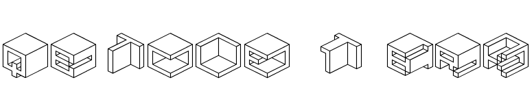 Qbicle 1 BRK font preview