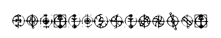 Qestir-Dingbat font preview