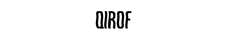 Qirof font preview