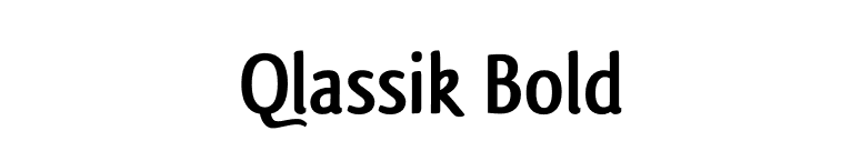 Qlassik Bold font preview