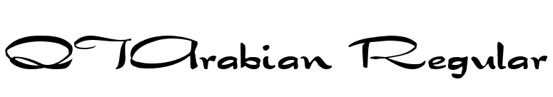 QTArabian Regular font preview