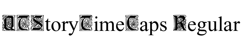 QTStoryTimeCaps Regular font preview