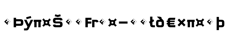 QTypeSquare-BoldExpert font preview