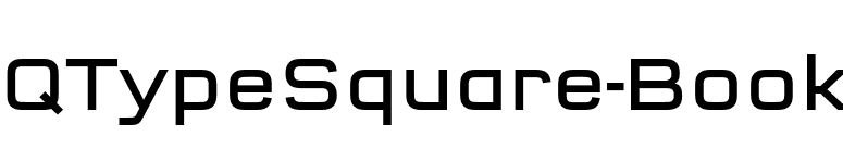 QTypeSquare-Book font preview