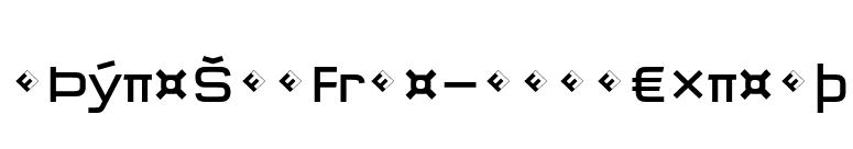QTypeSquare-BookExpert font preview