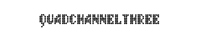 QuadChannelThree font preview