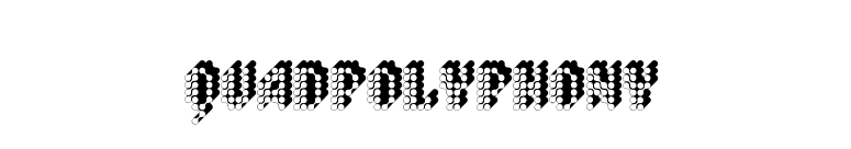 QuadPolyphony font preview