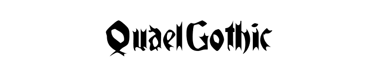 QuaelGothic font preview