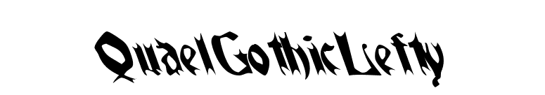 QuaelGothicLefty font preview