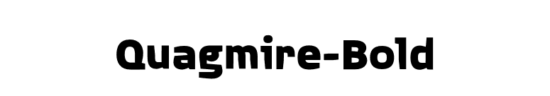 Quagmire-Bold font preview