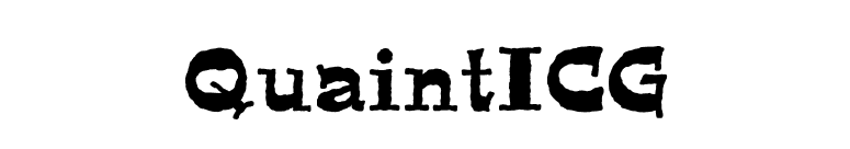 QuaintICG font preview