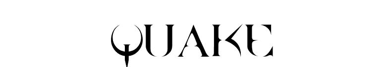 QUAKE font preview