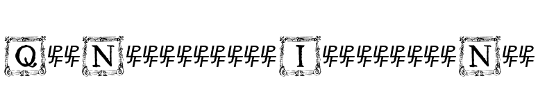 QuaNauticale_Initials_No3 font preview