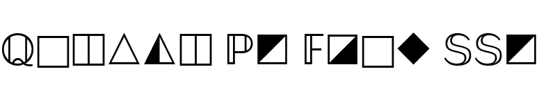 Quanta Pi Four SSi font preview