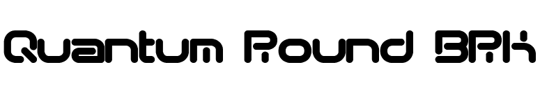 Quantum Round BRK font preview