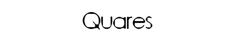 Quares font preview