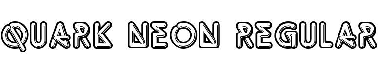 Quark Neon Regular font preview