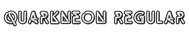 QuarkNeon Regular font preview