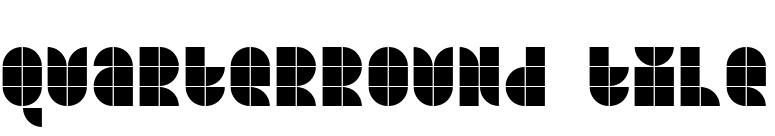 Quarterround Tile font preview