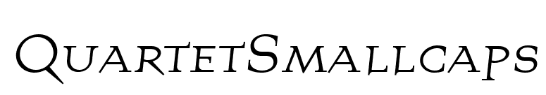 QuartetSmallcaps font preview