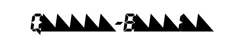 Quartz-BoldIta font preview