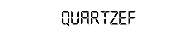 QuartzEF font preview
