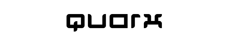 Quarx font preview