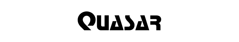 Quasar font preview