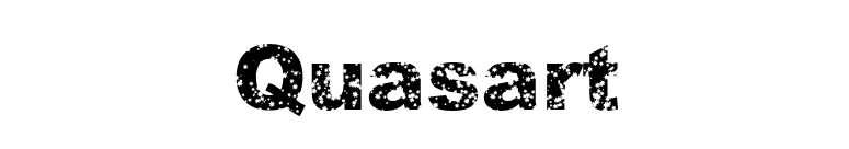 Quasart font preview