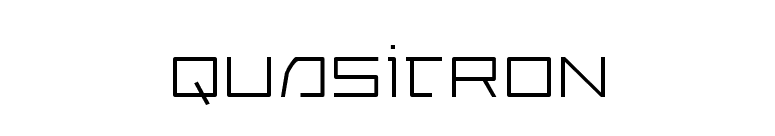 Quasitron font preview