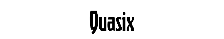 Quasix font preview