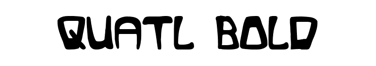 Quatl Bold font preview