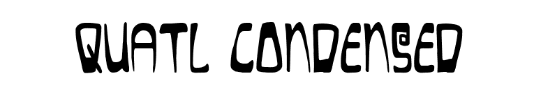 Quatl Condensed font preview