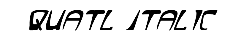 Quatl Italic font preview