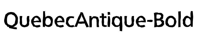 QuebecAntique-Bold font preview