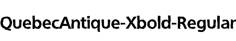 QuebecAntique-Xbold-Regular font preview