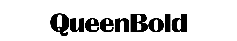 QueenBold font preview