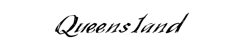 Queensland font preview