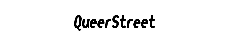QueerStreet font preview