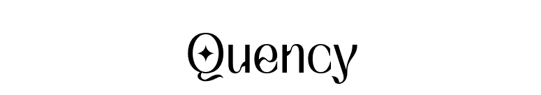 Quency font preview